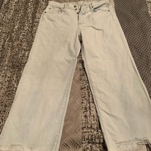Wide ankle jeans